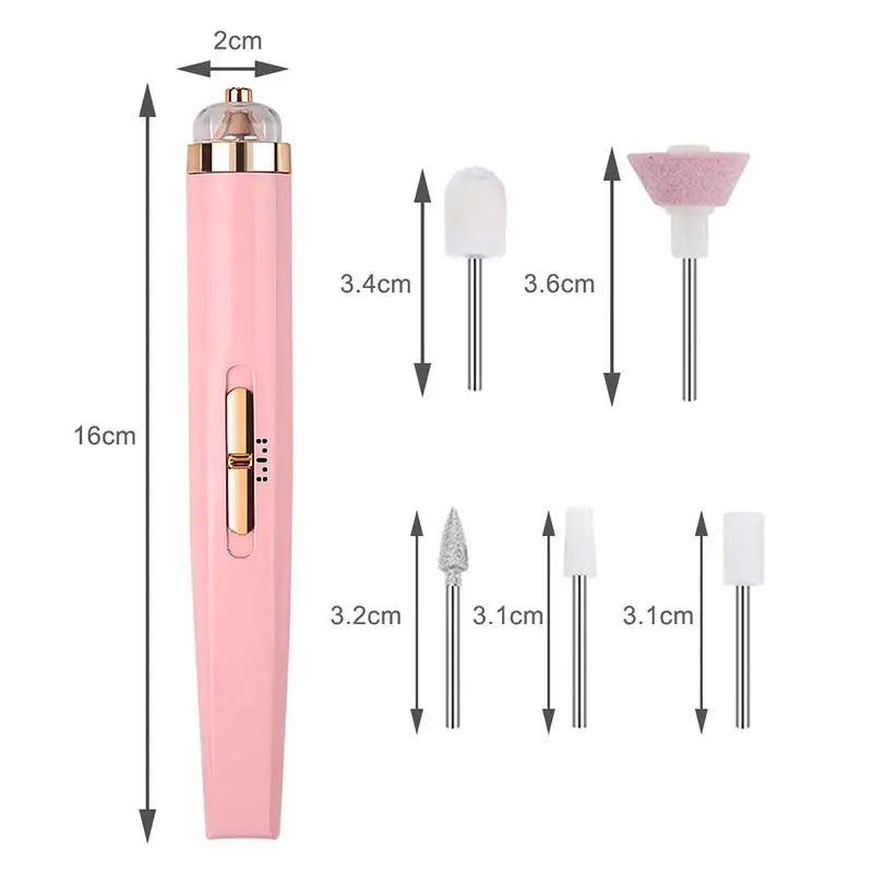 5-in-1 Electric Nail Polish Drill Machine